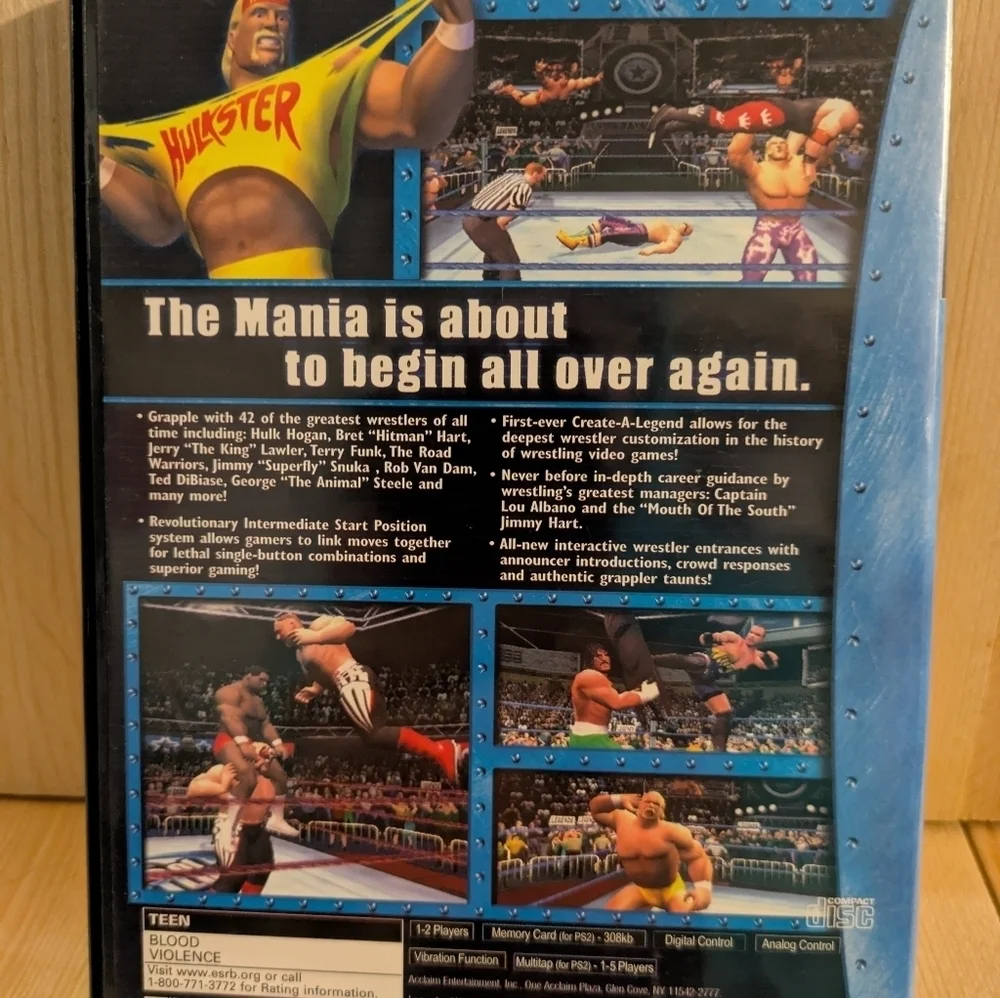 Legends of Wrestling for PlayStation 2 - game Used